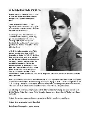 A preview of a PDF biography for Sidhu, Devinder Singh